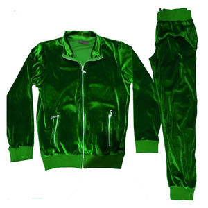 <b>Mens</b> Sweatpants and <b>Jacket</b> 100% Polyester Sweatsuit Velour Tracksuits for <b>Men</b> OEM Training Wear <b>Men</b> Plain <b>Velvet</b> Tracksuit - Product Image 5