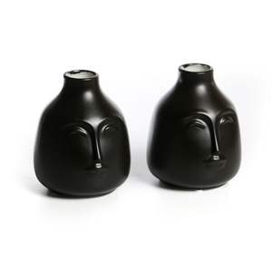 Vente chaude Forme Simple Texturé Couleur Noire Fini Maison Moderne De Table Vase À Fleurs En Métal Décoratif avec Logo Personnalisé - Product Image 3