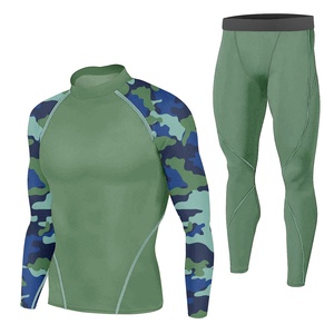 Nouvel ensemble de compression tendance pour hommes trucs doux leggings de fitness respirants avec un taux abordable tenue 2 pièces pour ensemble de yoga de gymnastique - Product Image 6