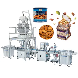 Machine de remplissage automatique pour aliments, lot de 2, pour remplissage de grains, noix et casse-croûtes