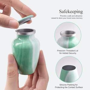 Urnas de cremación/funerarias de alta calidad a bajo precio para la colección de cenizas humanas para adultos | Patrón personalizado disponible - Product Image 3