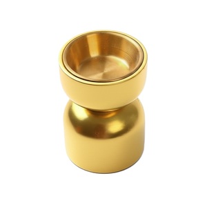 Quemador de Incienso Ecológico de Madera de Pino Dorado de Lujo con Cuenco de Latón, Decoración Elegante para Aromaterapia y Meditación, Incienso Indio - Product Image 2