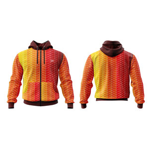 Sweat-shirts personnalisés sublimés, sweat-shirt de sport, impression intégrale, hiver, respirant, tricoté, zippé, streetwear pour homme, sweat-shirt graphique Y2K - Product Image 3