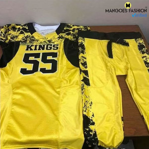 Qualité supérieure, prix compétitif, répondant aux demandes des clients, nouveau design, coupe parfaite, prix élevé, respirant, imprimé, uniforme de football américain court - Product Image 5