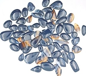 พลอยโอนิกซ์สีดำอัญมณีอัญมณีอัญมณีสีดำพลอยพลอยพลอยสีดำพลอยพลอยสีดำที่ไม่ซ้ำกันสำหรับเครื่องประดับ - Product Image 2