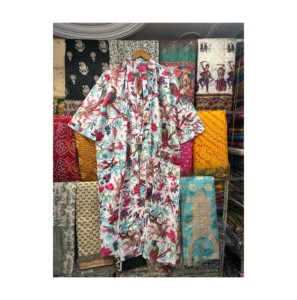 ชุดกิโมโนสำหรับเพื่อนเจ้าสาวพิมพ์ลาย, ชุดราตรีขนาดเดียวสำหรับฤดูใบไม้ผลิฤดูร้อน - Product Image 1