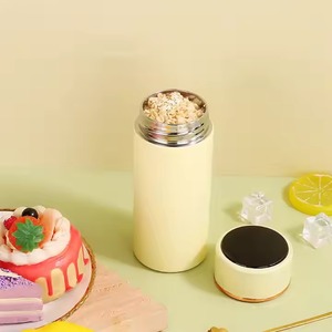Modern Digital LED Thermos Bottle Stainless Steel Vacuum <b>Flask</b> for Coffee Tea and Water in Stylish Pink and Mint Colors - Product Image 5