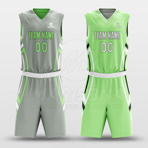 <b>Professional</b> Made Latest Design Reversible Basketball Uniform New Arrival <b>Light</b> Weight Reversible Basketball Uniform - Product Image 1