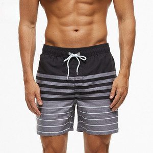 Way Stretch Stripe Traje de baño Hombre Board Shorts Hombre Boardshort Pantalones cortos de playa - Product Image 1