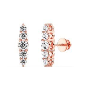 Pendientes Elle con Diamantes Cultivados en Laboratorio - Product Image 5