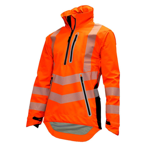Veste de travail pour hommes, vêtements de construction respirants, sweat à capuche en polaire de sécurité réfléchissante, haute visibilité ANSI classe 1 imperméable, vente en gros - Product Image 5
