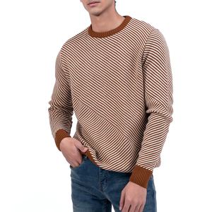 Premium hommes pull automne hiver nouveau col rond à manches longues personnalisé Top qualité tricot hommes laine pull - Product Image 2