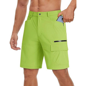 Pantalones Cortos Cargo de Senderismo para Hombre, Estilo Bermuda, de Lino/Algodón, Color Sólido, Multicolor, Hasta la Rodilla, 6 Bolsillos, Secado Rápido, Impermeables, para Verano - Product Image 2