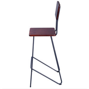 Leather Cover Modern Bar Stool & <b>Chair</b> Steel & Leather <b>Outdoor</b> Workshop School Living Room Hotel Commercial Furniture <b>Chair</b> - Product Image 5