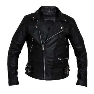 Blouson de moto unisexe en cuir coupe-vent 2025, personnalisable, pour marque privée, fournisseur OEM, toutes saisons - Product Image 1