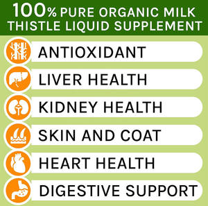 Etichetta personalizzata 60ML naturale latte cardo liquido integratore per cani promuove fegato sano cognitivo Pet cura della salute degli animali domestici integratore - Product Image 4