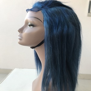Pelucas de cabello humano brasileño virgen con cierre de encaje HD para mujeres negras, pelo liso y sedoso transparente - Product Image 2