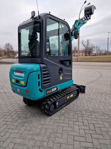 Miniexcavadora Sunward SWE20F a la venta Excavadora hidráulica compacta con oscilación de cola cero, ideal para sitios de trabajo estrechos - Product Image 3