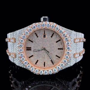 นาฬิกาสำหรับกิจกรรมของขวัญทำจากสเตนเลสสตีลเพชรสังเคราะห์ผลิตจากอินเดีย - Product Image 2