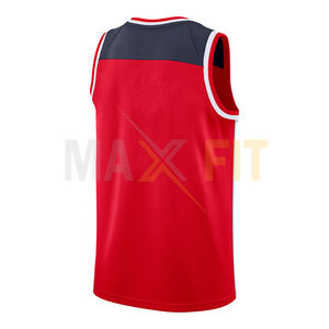Maillots de basket-ball Logo OEM de haute qualité pour hommes, maillot de basket-ball personnalisé avec impression par MAXFIT entreprises, vente en gros - Product Image 2