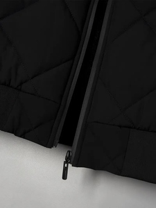 Boomletcorp Coated <b>Canvas</b> High Quality Winter Waterproof Reversible Windproof Plus Size Men's Quilted <b>Jacket</b> - Product Image 2