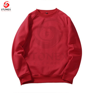 เสื้อสเวตเชิ้ตผู้ชายขายส่งจำนวนมาก คุณภาพพรีเมียม ผ้าคอตตอนผสม คอกลม สกรีนลายตามสั่ง เสื้อพูลโอเวอร์ สกรีนโลโก้ตามสั่ง รับผลิตแบบ OEM - Product Image 6