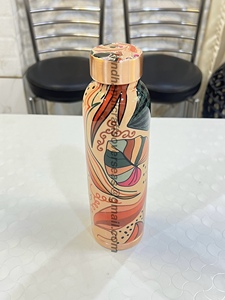 Botella de Cobre de Diseño Básico y Alta Calidad con Tapa, Accesorio para Suministro de HHO para Servir Agua y Almacenamiento en el Hogar u Oficina - Product Image 4