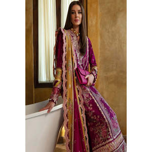 Ensemble de costume en tissu brodé de luxe pour femmes - Ilana par Republic D6-A TC-1498 - Product Image 3