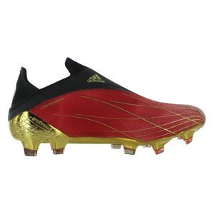 Chaussures de football unisexes For X Speedflow+ Terrain ferme Rouge vif/Métallique doré/Noir foncé Modèle MSS-GW7436 |   100% authentique - Product Image 1
