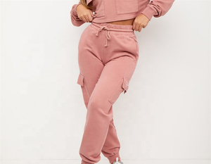 Pantalones de chándal Cargo de estilo informal ligero para mujer servicio OEM de alta calidad al por mayor pantalones de chándal Cargo de diseño personalizado para mujer - Product Image 4