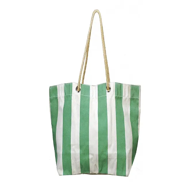 Bolsas de yute estilo inglés, bolsas de compras naturales con asas de algodón para playa o envío, bolsa de yute