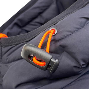 Nouvelle veste matelassée personnalisée, coupe-vent, chaude, à capuche, multi-poches, tendance, décontractée, fermeture éclair, logo pour l'hiver - Product Image 5