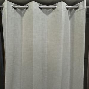 Tela de cortina decorativa de algodón y poliéster Premium texturizada con estilo de aspecto de lino tejido para decoración de hogar y Hotel - Product Image 1