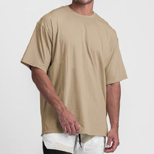 Nouveauté OEM, conception personnalisée, t-shirts pour hommes, été à col en O, coton et polyester, coupe régulière, t-shirts amples à manches courtes - Product Image 3