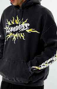 2025 hombres de alta calidad ropa de calle personalizada pulóver Sudadera con capucha sudaderas de peso pesado impresión diseño de alta visibilidad - Product Image 4