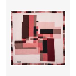 Aker Sport Pink Twill Scarf-Custom Embroidered Jacquard Winter Knit - Product Image 1