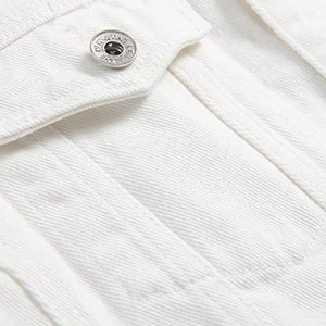 Chaqueta de Mezclilla Casual para Hombre, Color Sólido, Invierno 2026, 100% Algodón, Ecológica, Transpirable, Estilo Urbano, Nueva Moda, Cómoda - Product Image 5