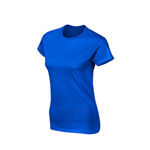 Camisetas de Manga Corta Ajustadas para Mujer, de Alta Calidad, Transpirables, con Botones, Diseño Simple, Color Sólido, para Verano - Product Image 1