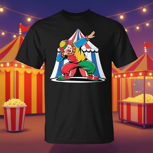 Maglietta Promozionale Personalizzata con Design Clown Dabbing Circus Crew Squad - Product Image 3