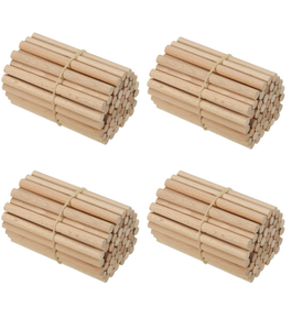 Tiges en bois massif lisses de qualité OEM pour meubles, bâtons en bois pour l'artisanat, la construction et les projets de bricolage à domicile - Product Image 1