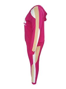 LW เสื้อผ้าลำลองสองชิ้นขนาดใหญ่พิเศษของผู้หญิงเสื้อมีฮู้ดและกางเกงมีซิปพิมพ์ลายกราฟิก - Product Image 5