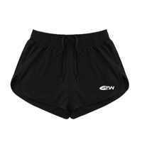 Shorts de course 2-en-1 pour femmes avec poches, taille mi-haute 3 pouces, séchage rapide, doublure élastique pour l'exercice et l'entraînement