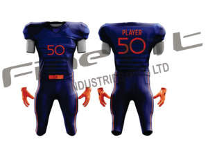 Haute professionnel unisexe jeunesse Fitness maillots de Football américain respirant Polyester uniformes de sport manches courtes grande taille - Product Image 1