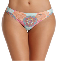 Tangas sin Costuras de Talle Bajo para Mujer, Ropa Interior Invisible con Tejido Transpirable de Algodón y Spandex que Absorbe la Humedad