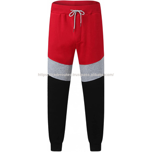 Hommes de haute qualité 2025 Fitness Tech French Terry Jogging costumes 3 tons coupe régulière imprimé solide bas pantalons de survêtement maternité - Product Image 5