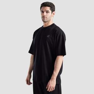 Unstoppable Gym Workout Tee in <b>Black</b> Jersey Fabric - Product Image 3