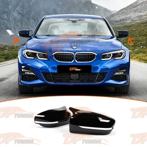 B.M.W 3 Series G20 2019 D Line Mirror Covers Gloss Piano Noir Gauche et Droite Ensemble en plastique ABS de haute qualité Tuning M3 Miroirs - Product Image 1