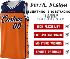 Camiseta de baloncesto de diseño personalizado, ropa deportiva personalizada impresa con cualquier nombre y número, Camiseta deportiva sin mangas para hombres y jóvenes - Product Image 6