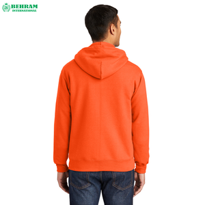 Manufacturer Direct High Quality Men's Winter Sweatshirt 100% Cotton Zipper Hoodie Solid Quick Dry Breathable Fleece - Product Image 2