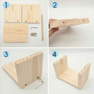 Elegante y Portátil Máquina de Tejer Manual, Soporte para Hilos de Ganchillo, Soporte de Madera para Lanzadera, Acabado Ecológico y Duradero - Product Image 2